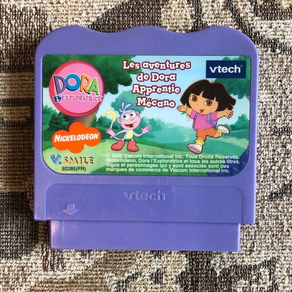 4/$20 V-Tech V- Smile French Game: Les Aventures de Dora